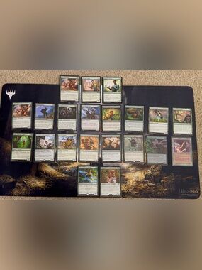 MTG Green Elf Commander Bundle - 21 Cards - Secret Lair Reclamation Sage - Nissa